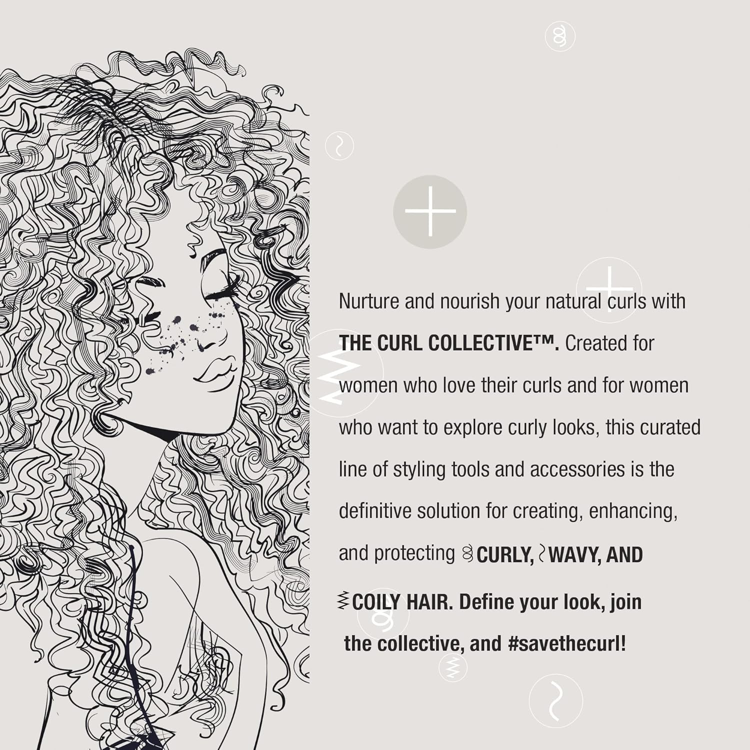 Conair The Curl Collective 3-in-1 Ceramic Curling Wand, 3 Interchangeable Barrels Designed to Create a Specific Curl Pattern - 1/2