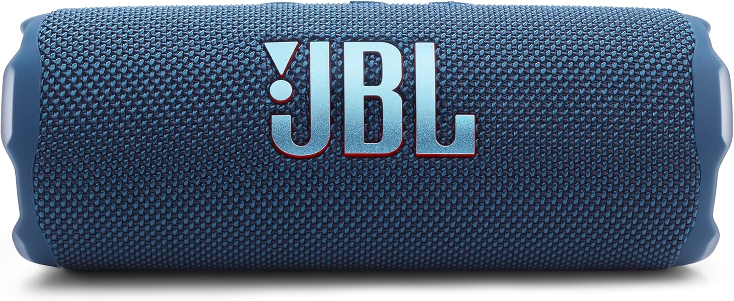JBL Flip 7 - Portable Waterproof and Drop-Proof Speaker, Bold JBL Pro Sound with AI Boost, 16Hrs of Playtime, and PushLock System with Interchangeable Accessories (Blue)