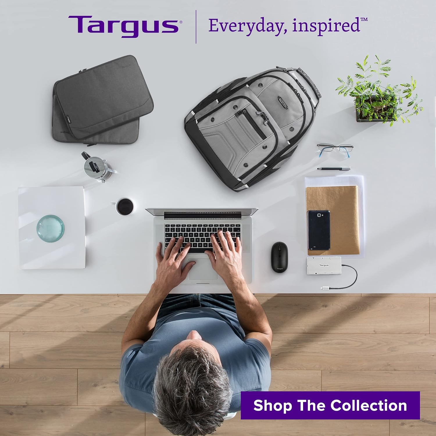 Targus USB C Docking Station Universal DV4K, USB C Laptop Docking Station Dual Monitor 2 HDMI